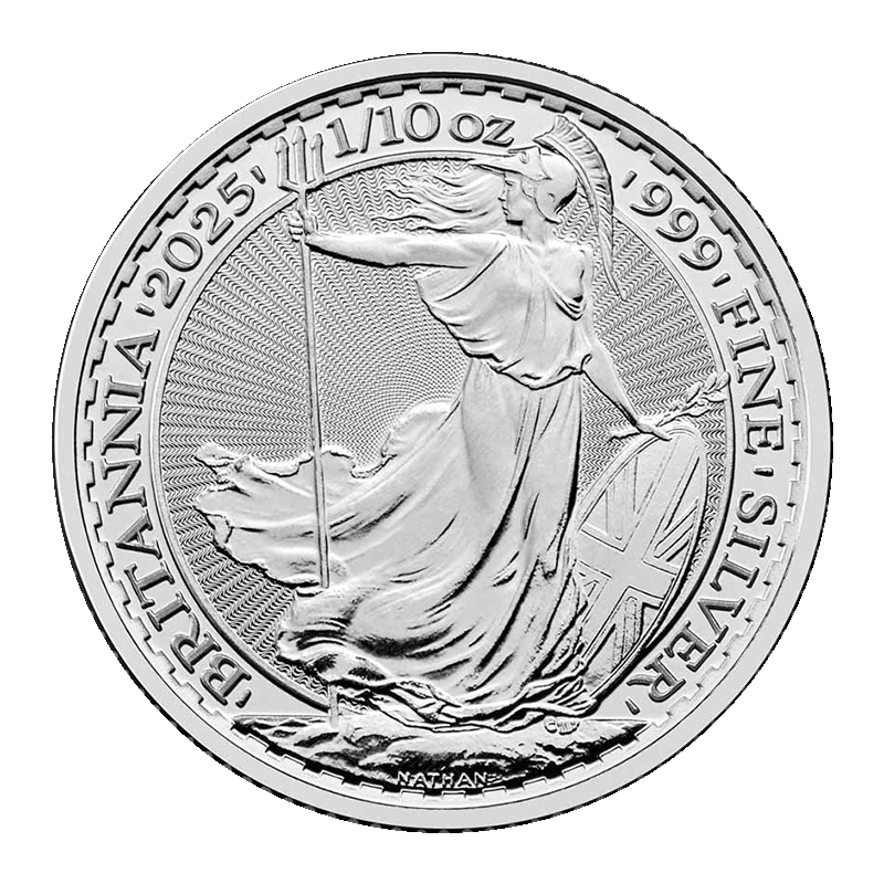 Image for 1/10 oz Silver Britannia Coin (2025) from TD Precious Metals